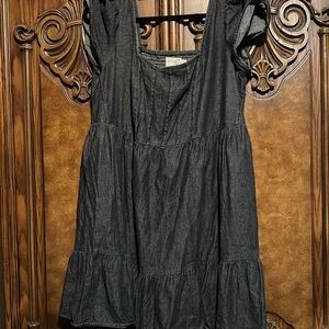 Terra and sky denim dress M1